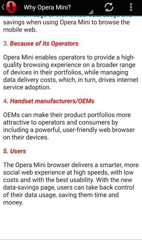 New Opera Mini Tips скриншот 3