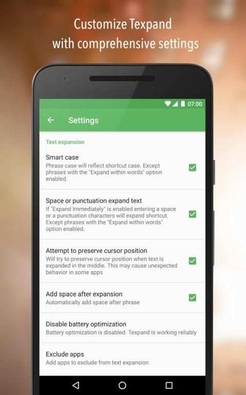 Texpand - Text Shortcuts स्क्रीनशॉट 7