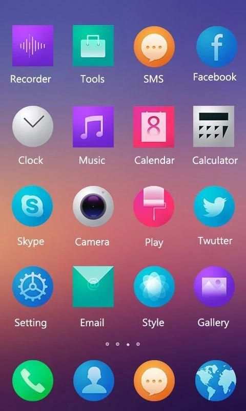Gradients - Zero Launcher screenshot 2
