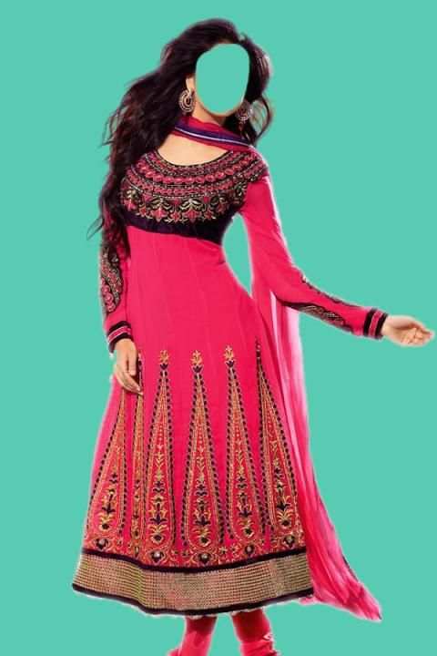 Indian Woman Dress Photo Suit скриншот 3