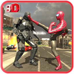 ikon superhero spider battle war