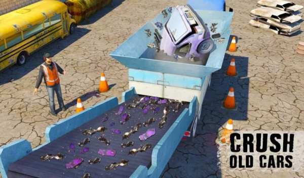 Junk Car Crusher Crane Driver screenshot 3