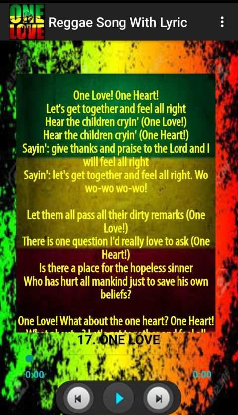 Reggae Music Offline With Lyric screenshot 5