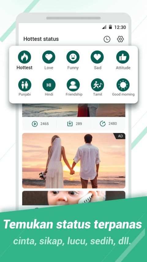 Wastatus - penghemat status, status unduhan screenshot 2
