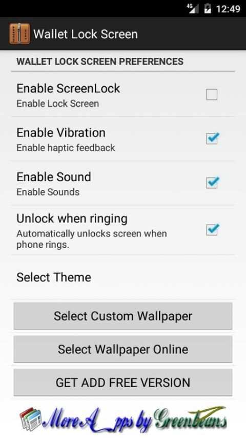 Wallet Lock Screen screenshot 16