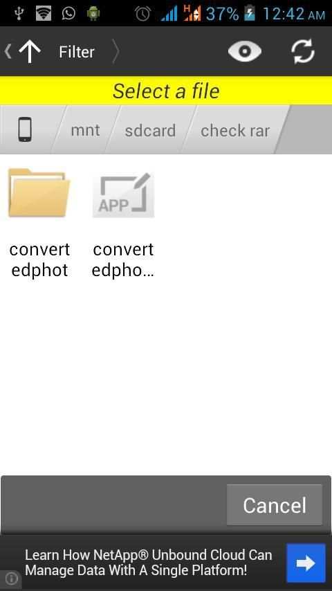Rar Extractor screenshot 1