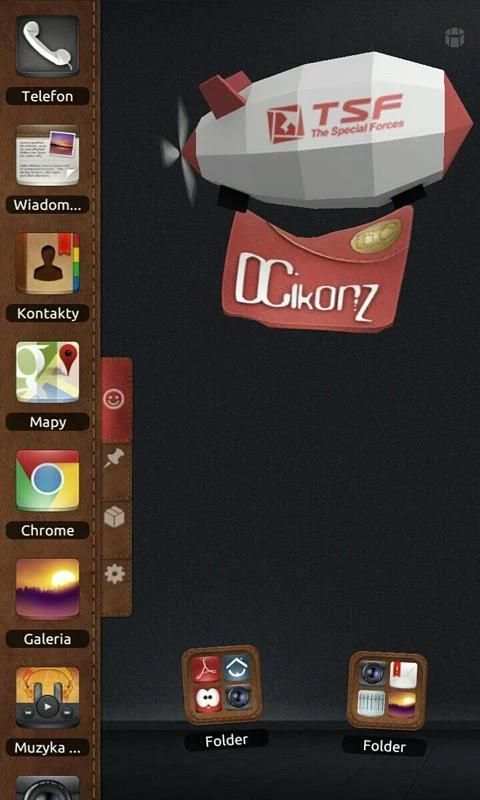DCikonZ Leather TSF Theme screenshot 3