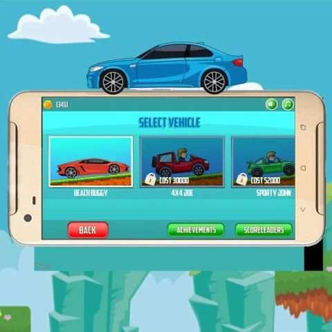 Car Hill Climb Racing screenshot 3