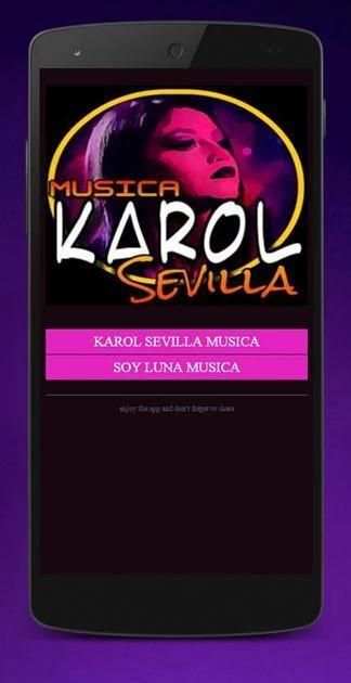 Musica Karol Sevilla Letra Mp3 screenshot 3