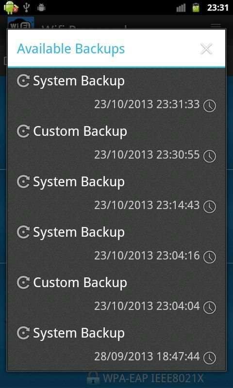 Wifi Password Recovery [ROOT] screenshot 1