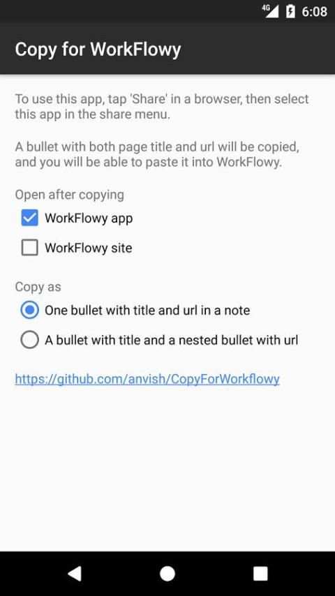 Copy to WorkFlowy screenshot 3