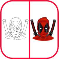 How to Draw Deadpool on 9Apps