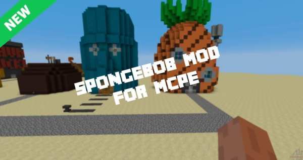 Spongebob Mod for Minecraft PE screenshot 2
