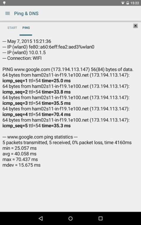 Ping & DNS screenshot 6