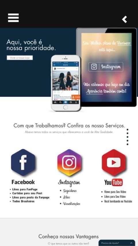 Seguidores Instagram GoInstagr screenshot 1