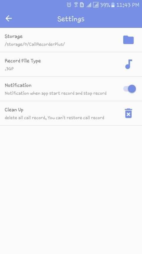 Call Recorder Plus screenshot 1