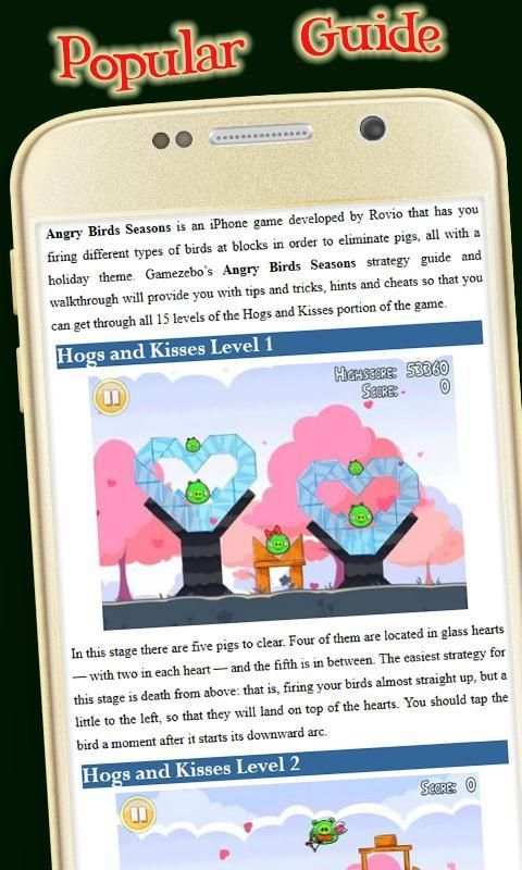 Guide for Angry Birds Seasons स्क्रीनशॉट 1