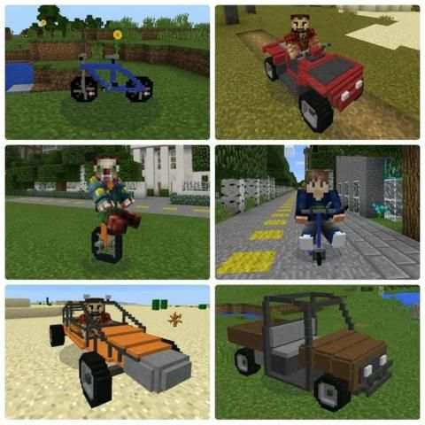 Car mod for minecraft pe screenshot 1