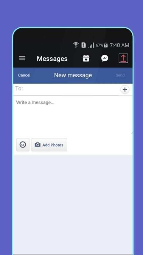 Lite Web For Facebook скриншот 1