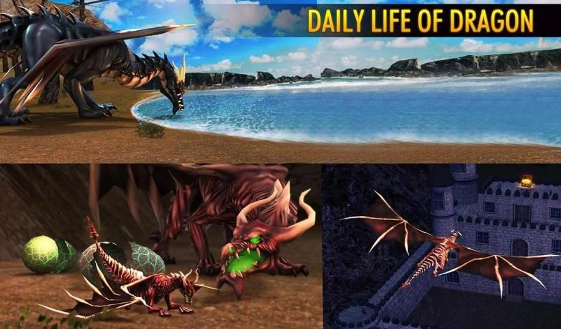 Real Dragon Simulator 3D скриншот 2