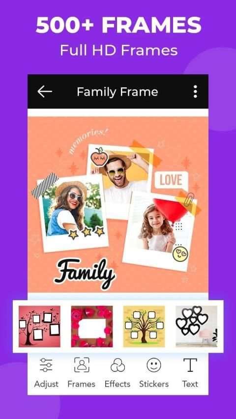 Family Photo Frame - Family Photo Collage स्क्रीनशॉट 1