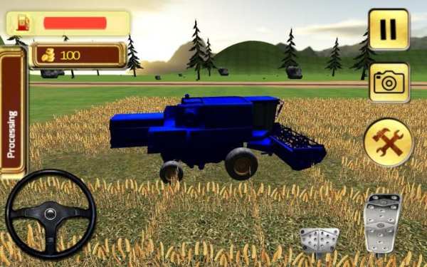 Farming Tractor Sim 2016 3 تصوير الشاشة