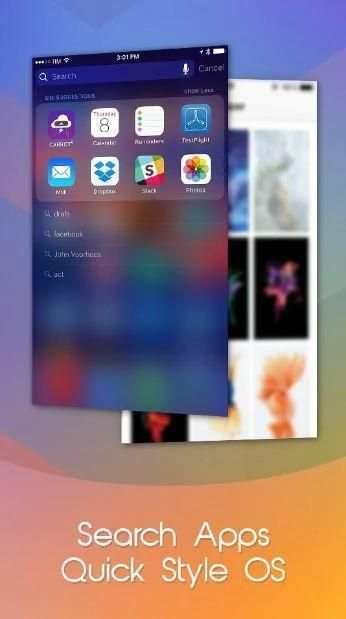 OS10 Launcher screenshot 2