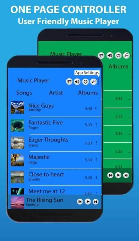Pioneer Music Player скриншот 1