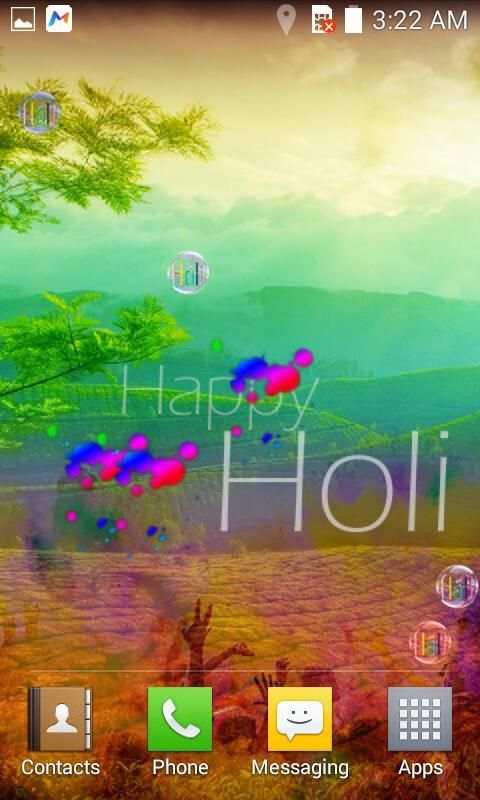 Holi Live Wallpaper 2017 स्क्रीनशॉट 2