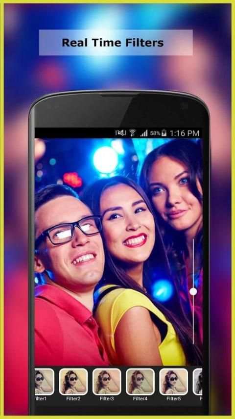 Live Selfie Camera скриншот 7