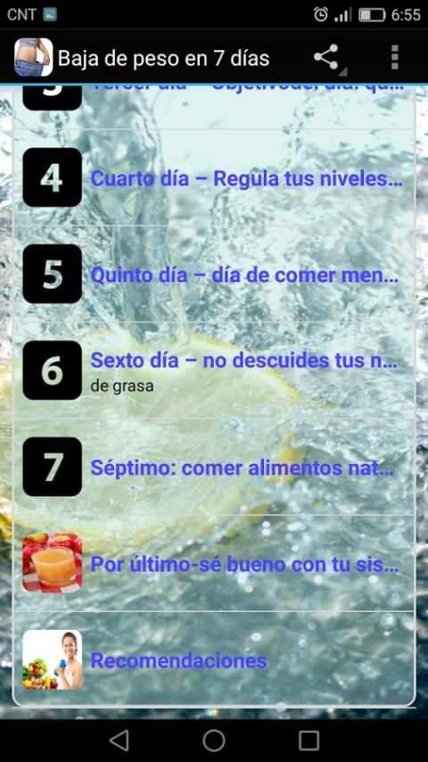 Baja de peso en 7 días screenshot 7