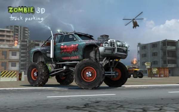 Zombie 3D Truck Parking screenshot 4