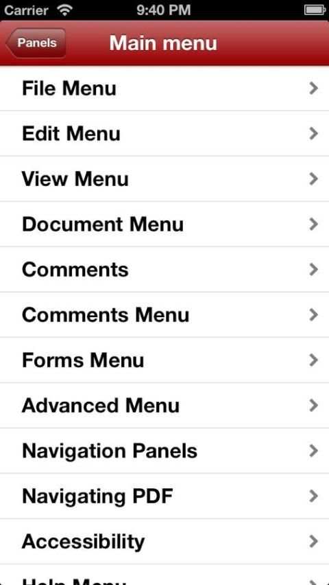 Shortcuts Acrobat Reader screenshot 2