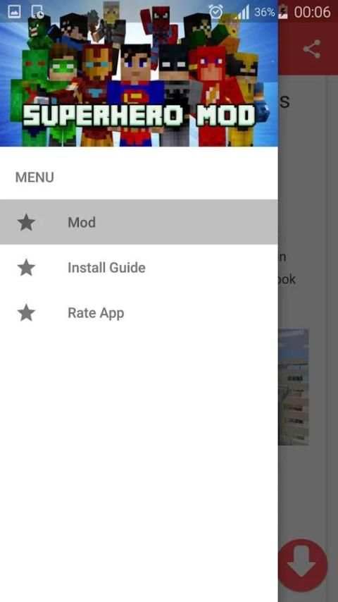 Mod Superhero for Minecraft pe скриншот 2