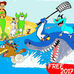 Oggy Jump and Cockroaches Run иконка