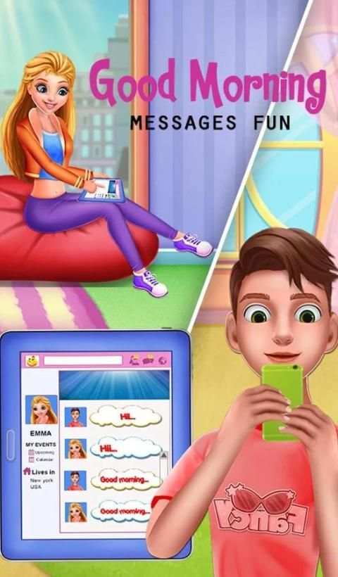 Good Morning Messages Fun 3 تصوير الشاشة