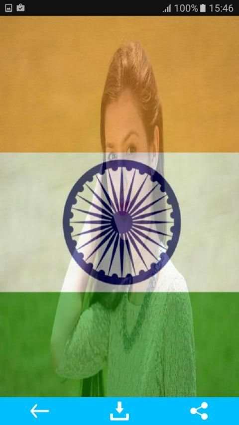 Indian Flag Face Editor 2 تصوير الشاشة