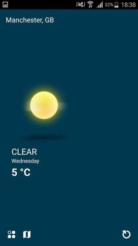 Weather widget for samsung screenshot 1