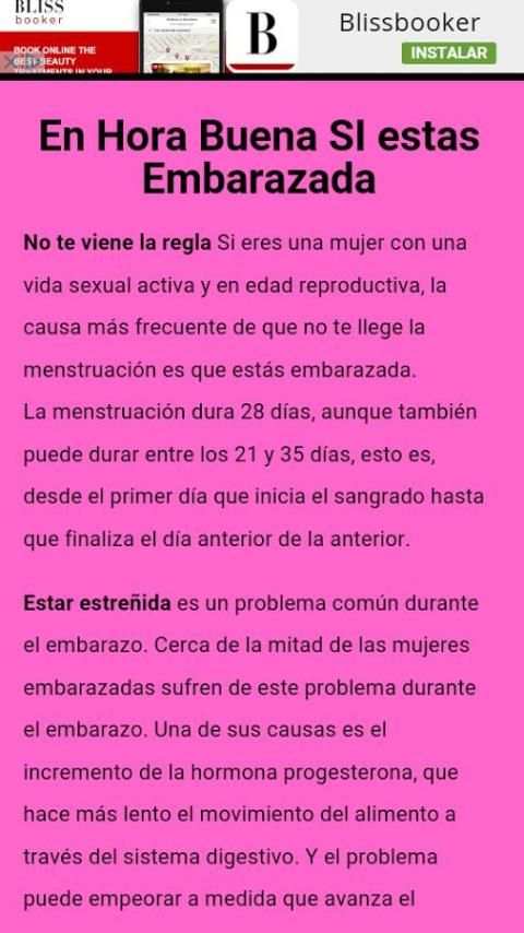 Test de Embarazo screenshot 1