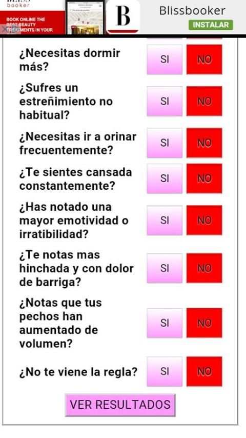 Test de Embarazo screenshot 2