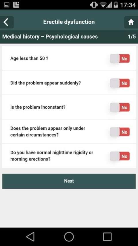 Men's Sexual Medicine स्क्रीनशॉट 1