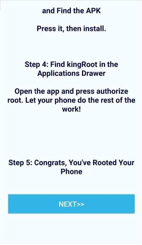 Root Android: king of root screenshot 1