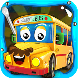 School Bus Builder- Car Garage icon