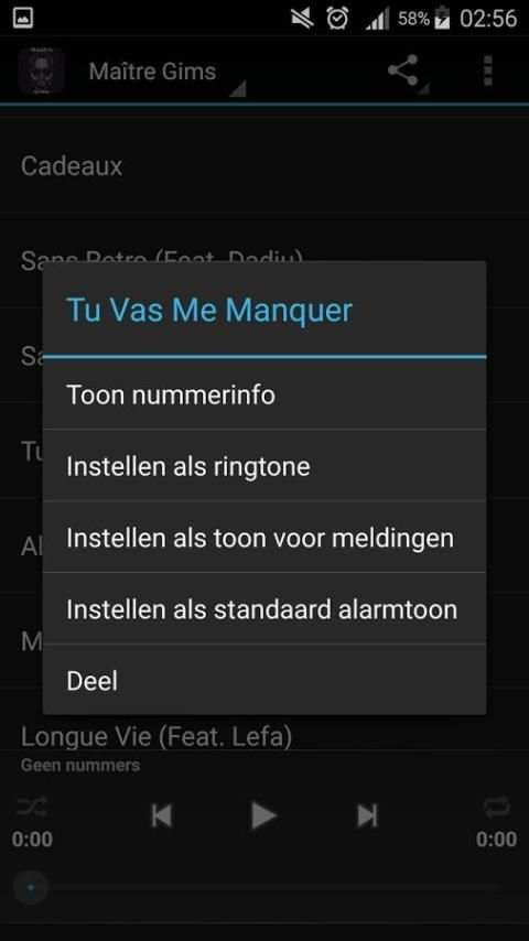 Ecoutez Maître Gims 1 تصوير الشاشة