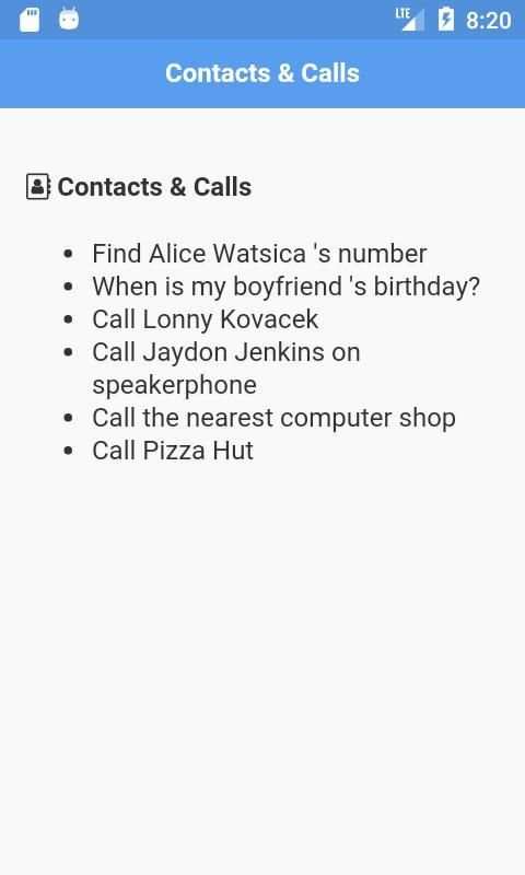 Commands for Google Assistant скриншот 7