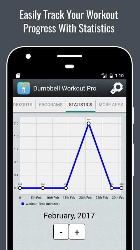 Dumbbell Workout Routine Lite скриншот 12