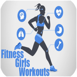 Fitness girls workouts icon