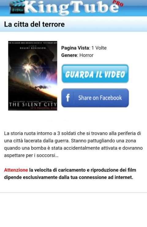 KingTube Film Gratis ITA screenshot 3
