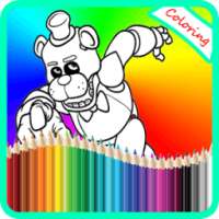 Coloring For Five Night Freddy
