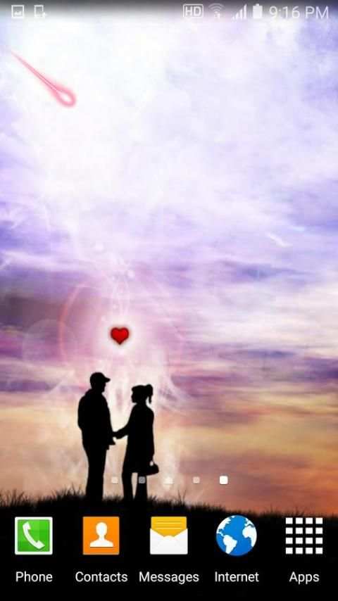 Lovers Night Live Wallpaper स्क्रीनशॉट 2